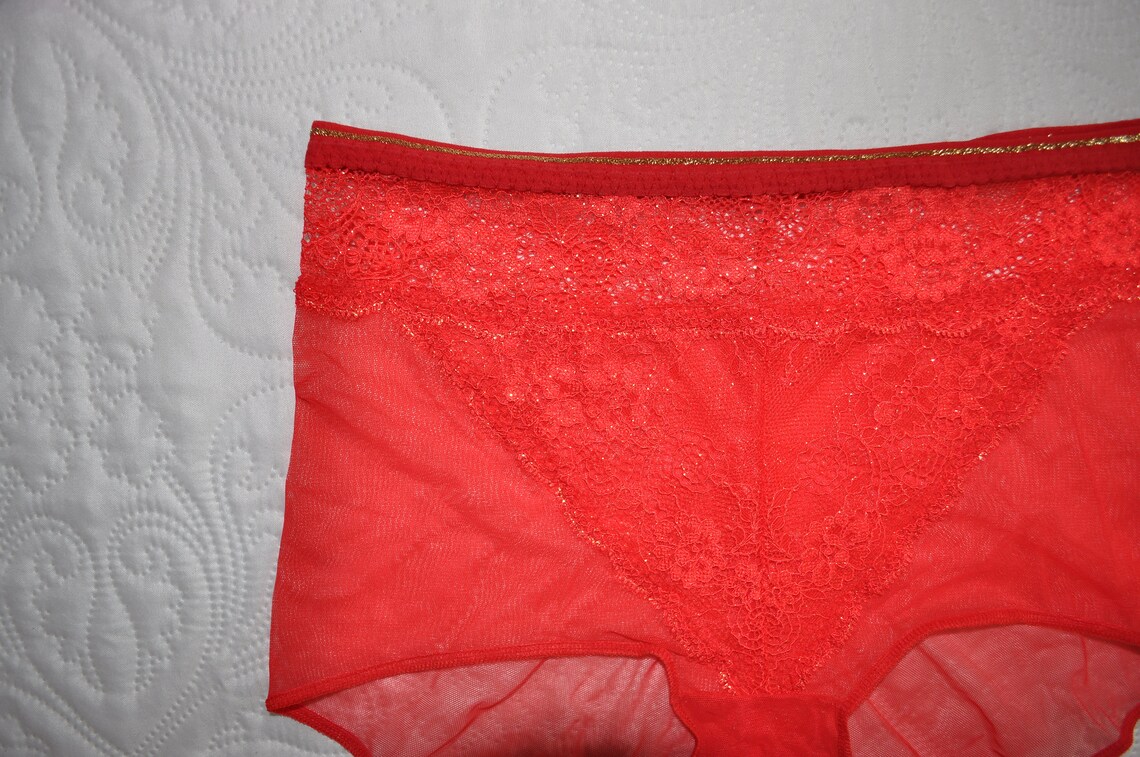 See through panties Red panties Lingerie Lace panties Women | Etsy
