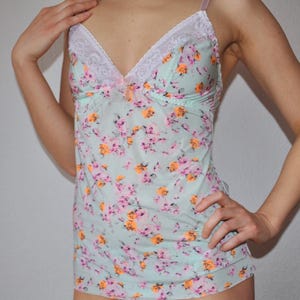 Romantic Lingerie night floral top.