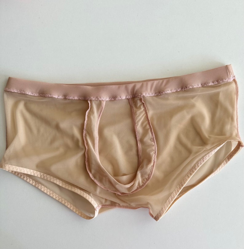 Sheer underwear with pouch. Thin and soft, many colors. image 10