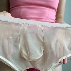 Sheer underwear with pouch. Thin and soft, many colors. image 2