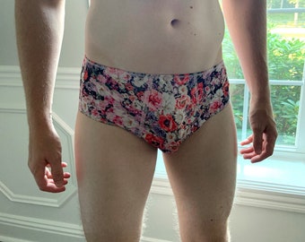 Floral underwear, soft and stretch. Many colors.