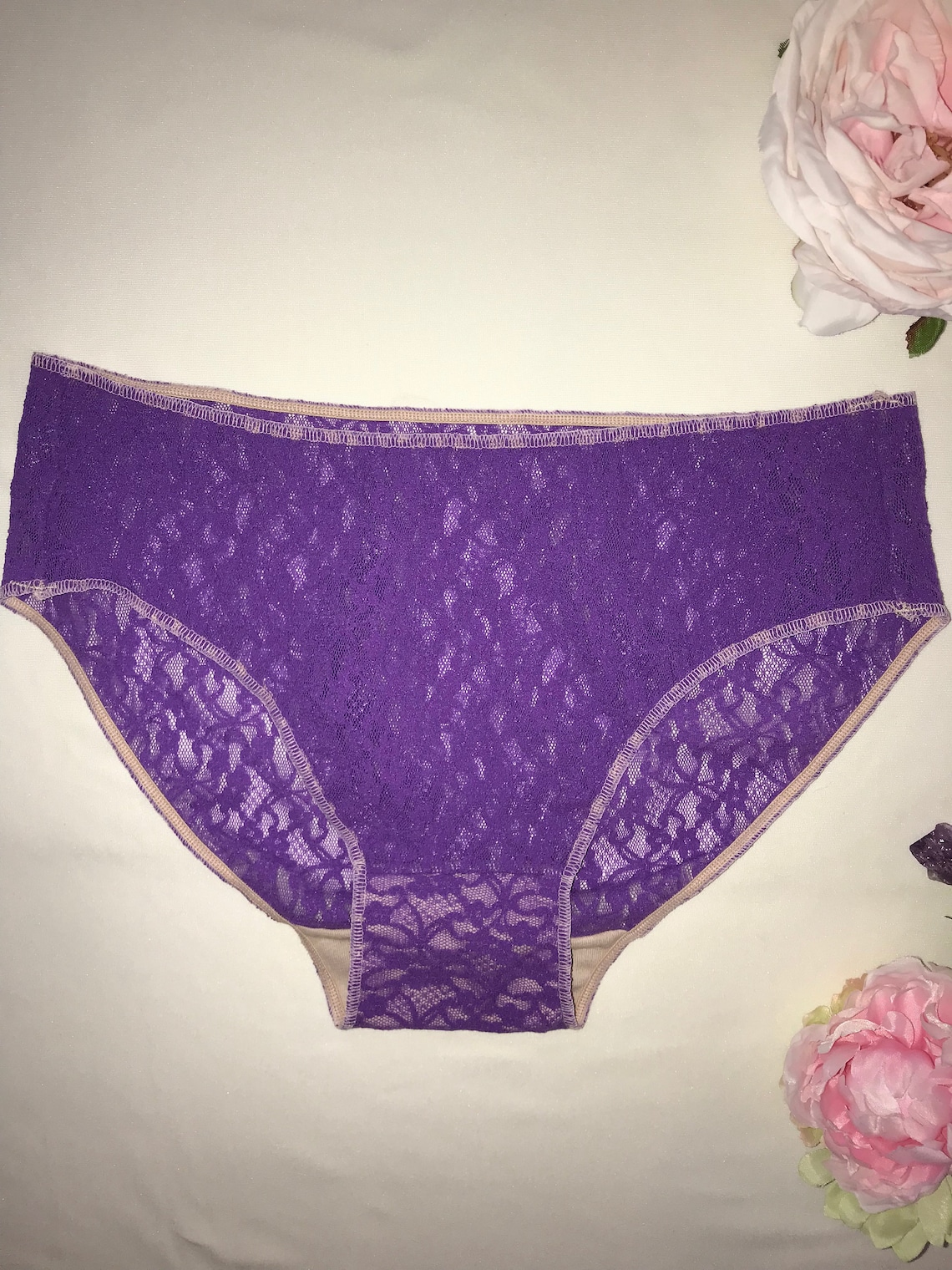 See Through Lace Panties Stretch Lace Panties Violet Panties - Etsy Canada