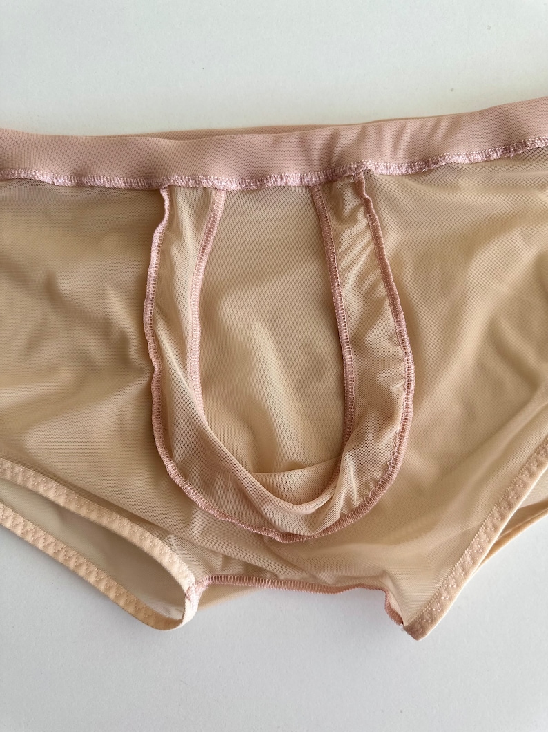 Sheer underwear with pouch. Thin and soft, many colors. image 3