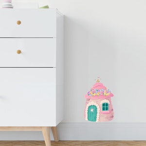 Tooth Fairy House, Tooth Fairy Door Miniature, Printable Tooth Fairy House, Tooth Fairy Door  Sticker, Tooth Fairy House Instant, Digital,