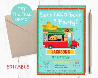 Fiesta Food Truck Etsy