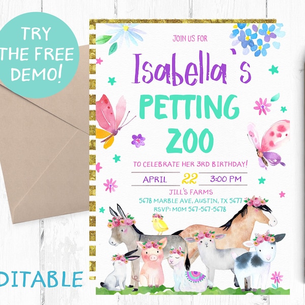 Petting Zoo - Etsy