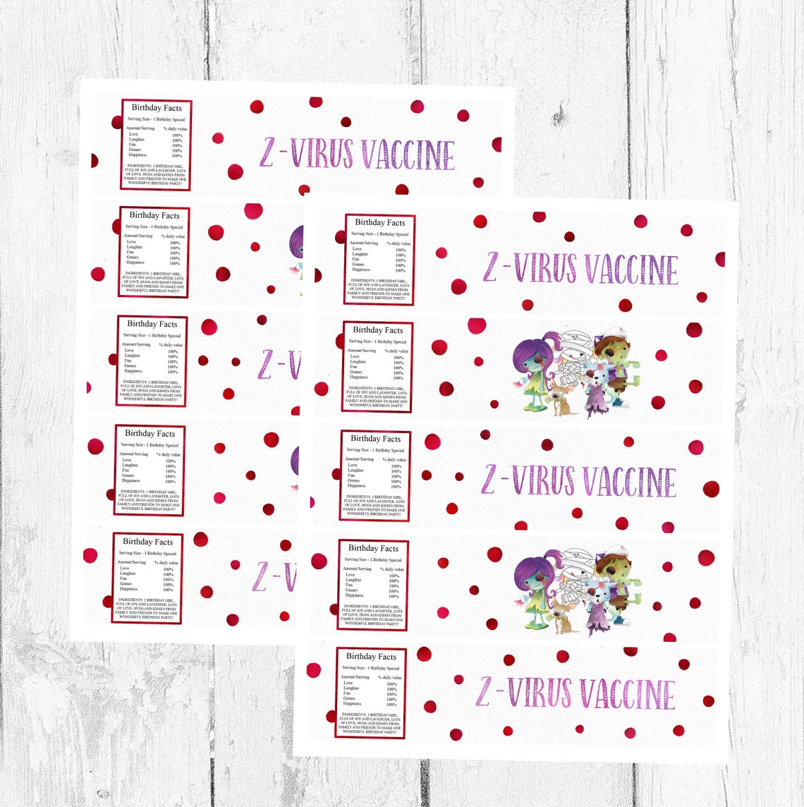 Zombie Party Printables Zombie Party Decorations Printable - Etsy