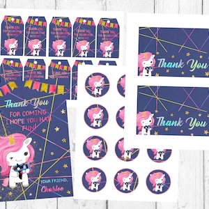 Mini Pack Laser Tag Printables, Laser Tag Birthday Decorations, Laser Tag Tags, Laser Tag Thank you card, Laser Tag Toppers, Circles, Labels