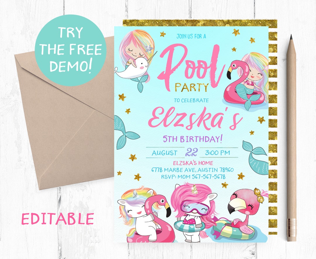 100円 ユニコーン・フラミンゴ 手鏡