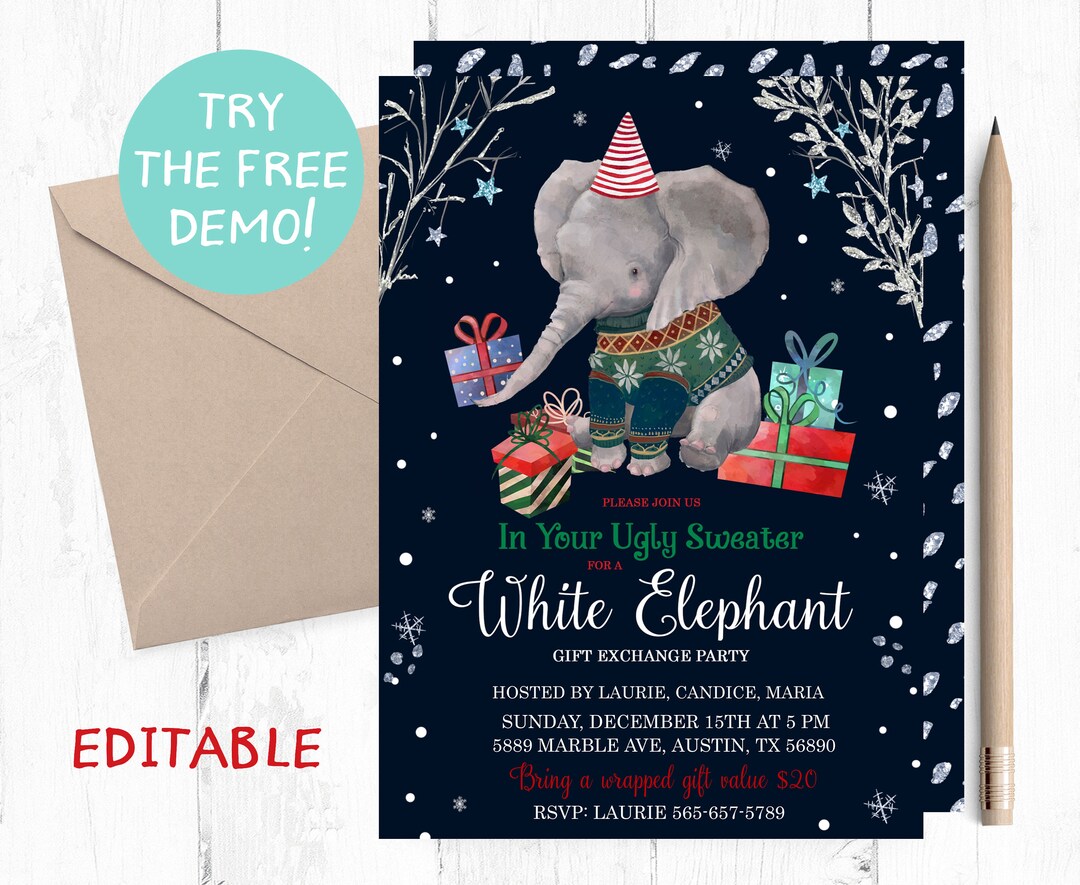 Ugly white elephant gift ideas sales
