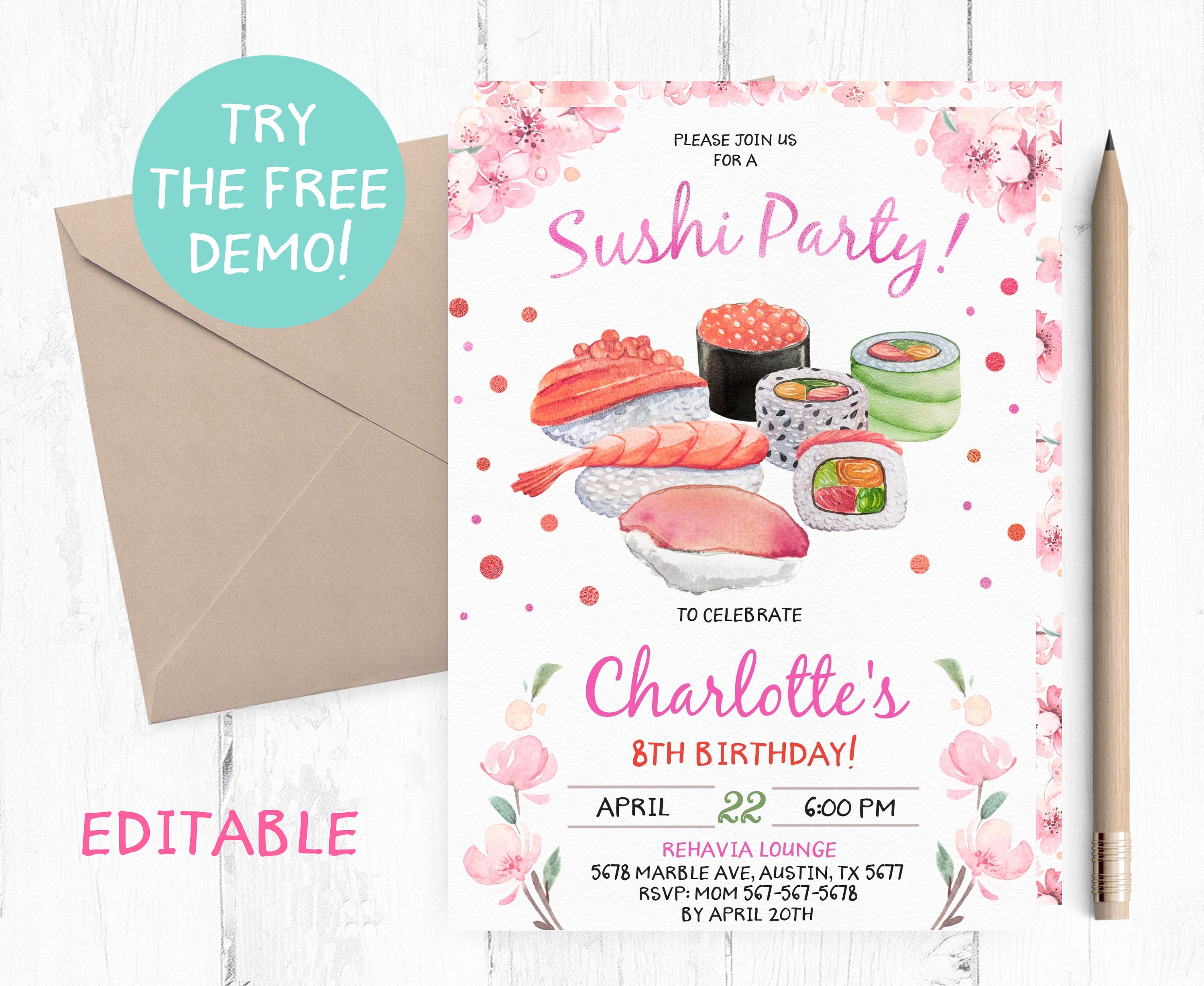 Birthday Party no Subarashii Sushi - Eventos no Portal