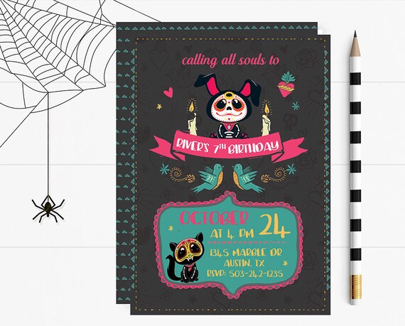 Dia De Los Muertos Invitation Wording 10