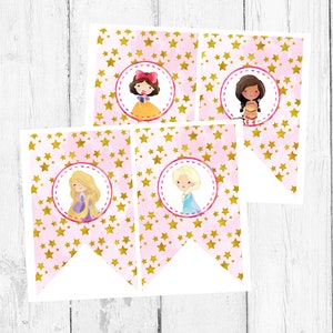 Princess Birthday Party Decorations, Royal Birthday Party Printable ...