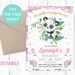 Editable Panda Template, Girl Panda Invitation, Girl Panda Birthday ...