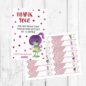 Zombie Party Printables, Zombie Party Decorations Printable, Zombie ...