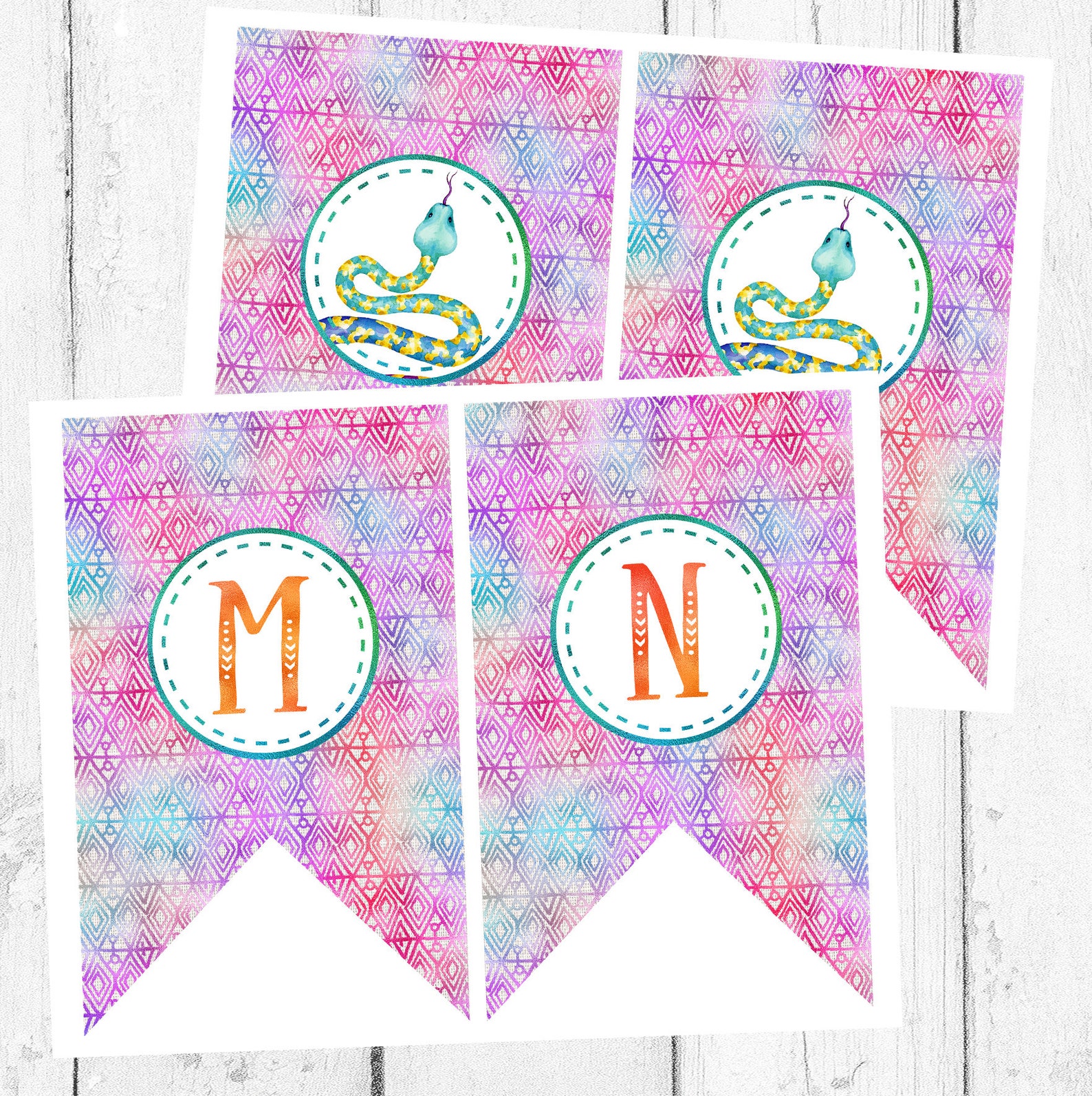 Snake Birthday Party Decorations Snake Birthday Party Etsy