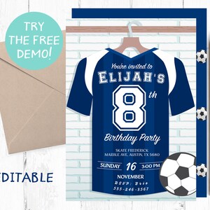 Soccer birthday invitation, soccer birthday, soccer invites, soccer invitations, soccer birthday invitations, soccer party, soccer birthday