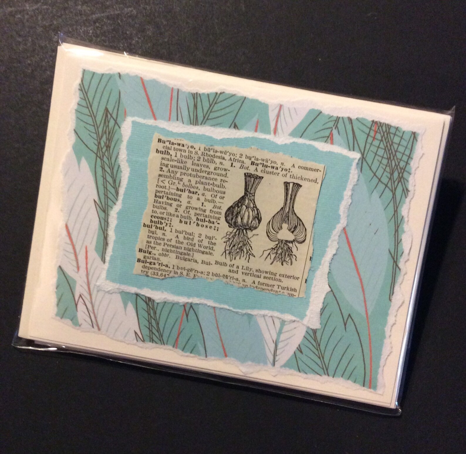 Handmade Dictionary Blank Cards Set of 5 Vintage Repurposed Etsy