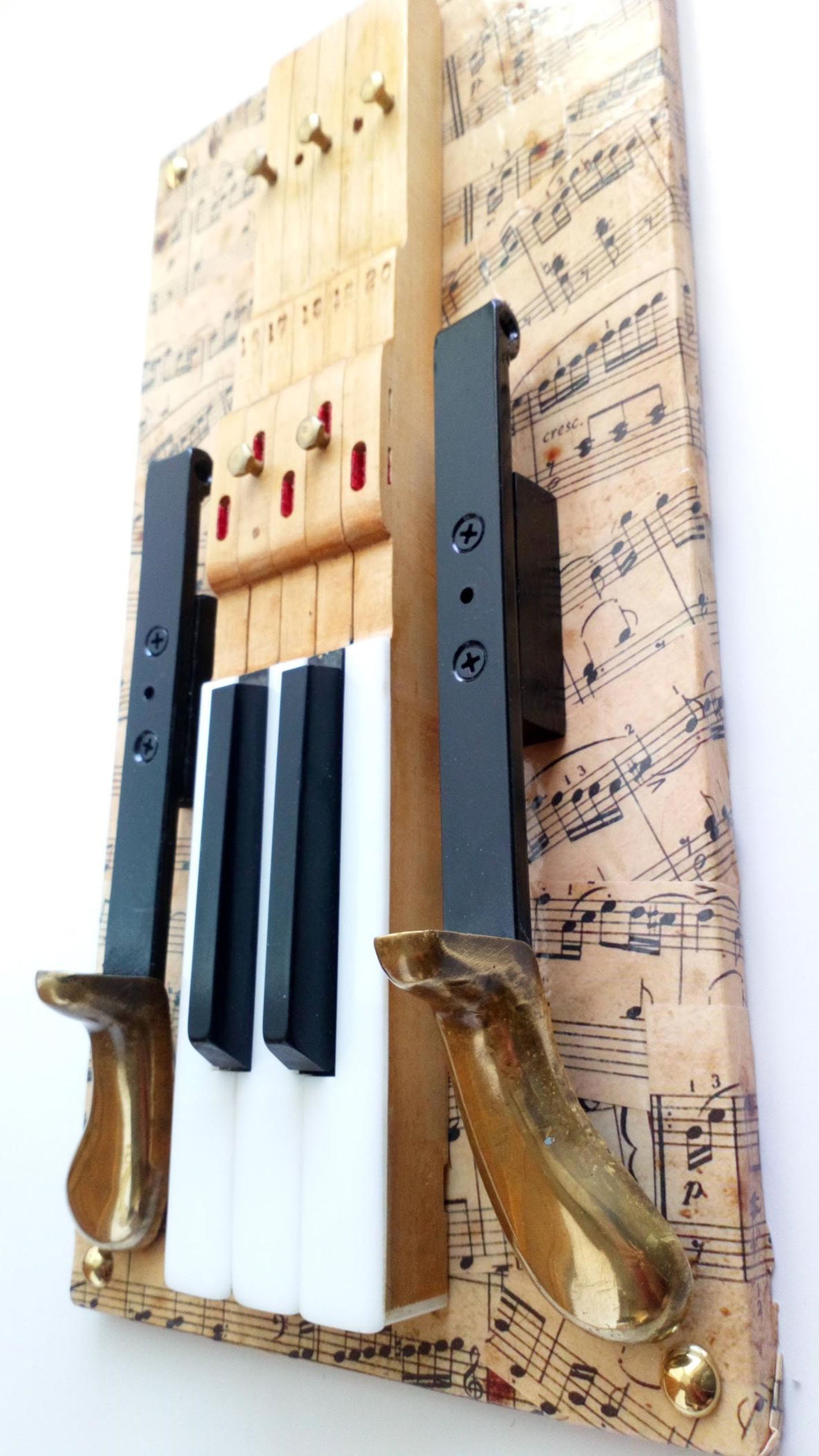Upcycled Piano Keys Key Holder or Jewellery Holder. Etsy UK