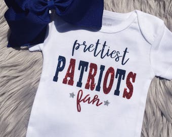 baby girl patriots outfit