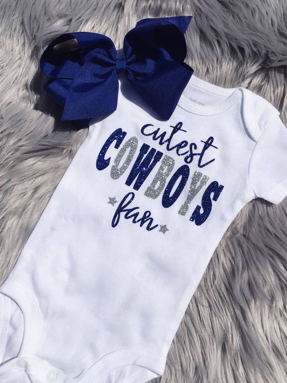 baby girl cowboys onesie