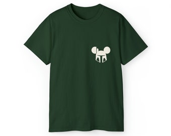 Boba Fett Mickey Mouse Mandalorian Double-sided Custom Design - Unisex Ultra Cotton Tee