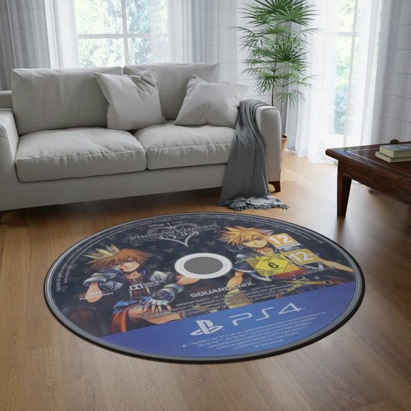 Kingdom Hearts HD Remix I.5 + II.5 -  PlayStation 4 Ps4 Blu-ray Disc Squareenix - Round Rug