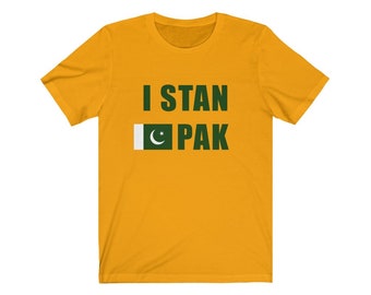 I Stan Pak - Pakistan Zindabad Green Original Design - Unisex Jersey Short Sleeve Tee