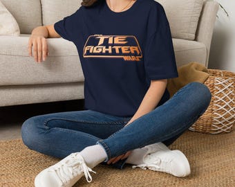 Tie Fighter - Lucasarts Star Wars Videogame PC Game Logo X-Wing Retro Gaming - Unisex Softstyle T-Shirt