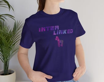 INTER LINKED Variant (from Blade Runner 2049) + Wooden Horse - Scifi T-Shirt Geek Apparel - Unisex Jersey Short Sleeve Tee