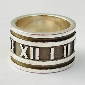 Vintage Tiffany & Co. Atlas Band Ring 1995 Minimalist Grooved