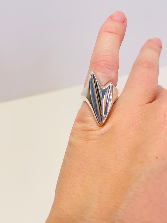   A240 K18×925 combi ring Vintage Georg Jensen Henning Koppel Sterling Silver 925 Modernist