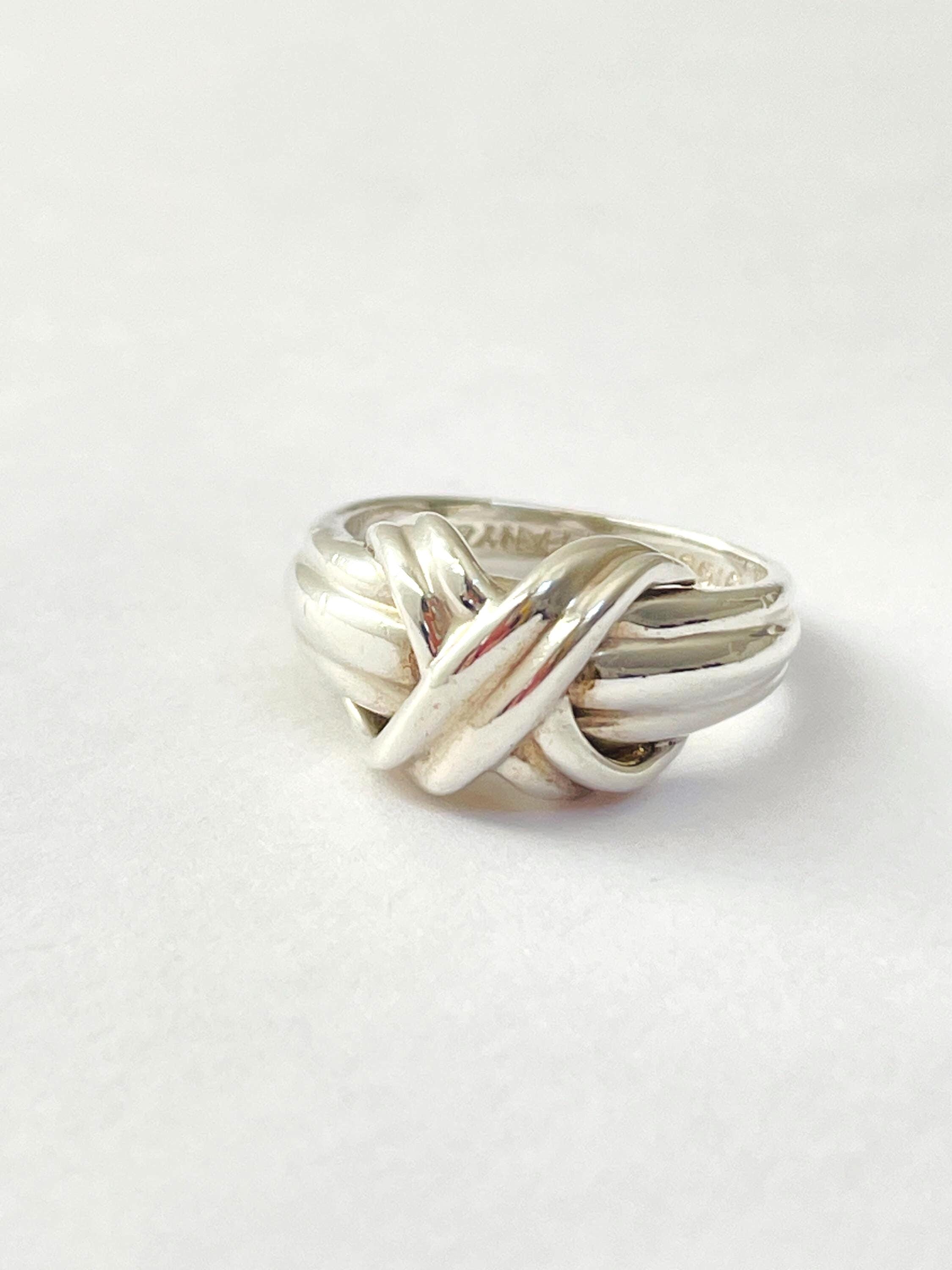 Vintage Tiffany & Co. 1990 Signature X Crossover Wrap Minimalist