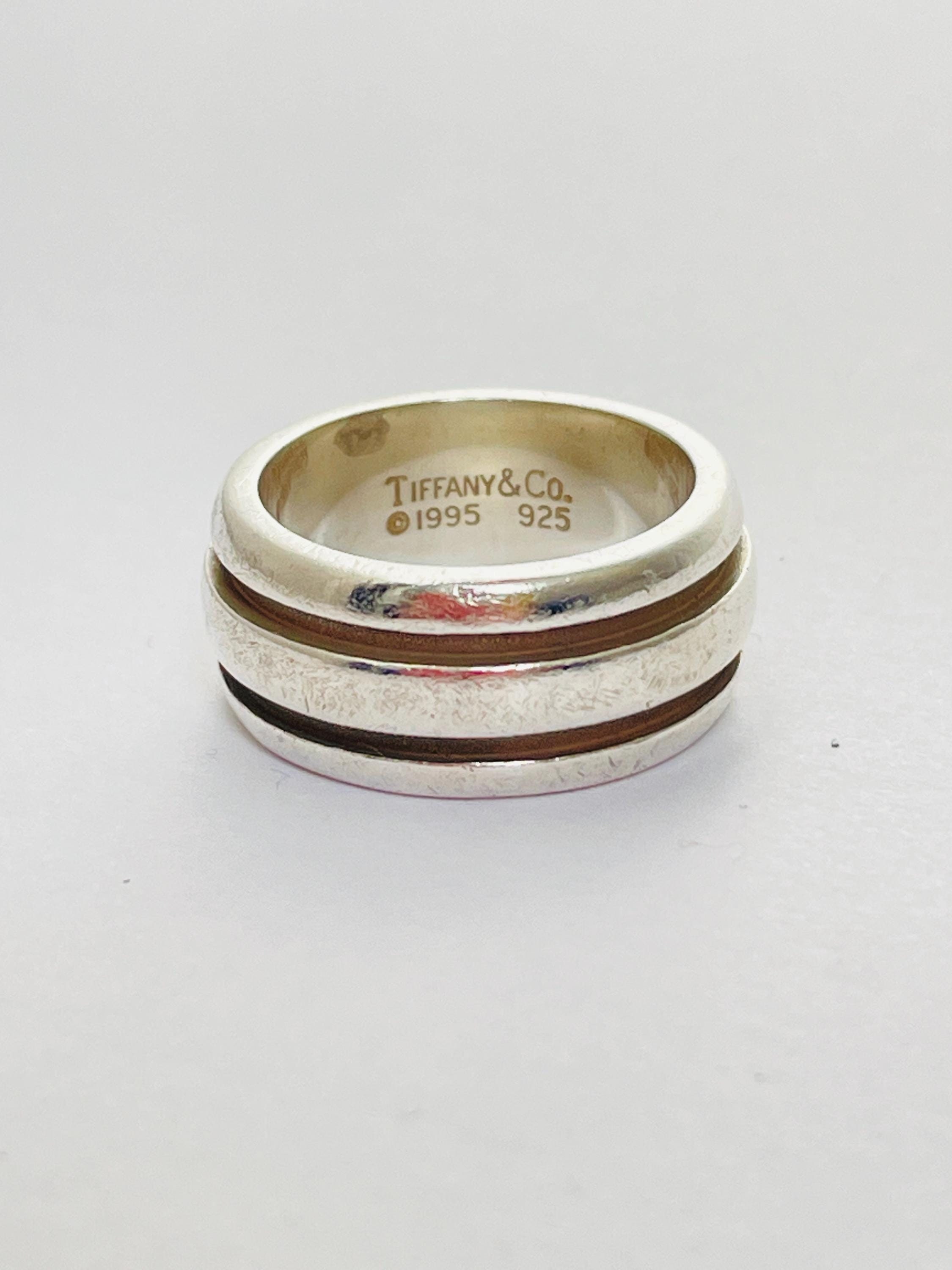Tiffany & Co. Sterling Silver 1995 Atlas Roman Numeral Wide