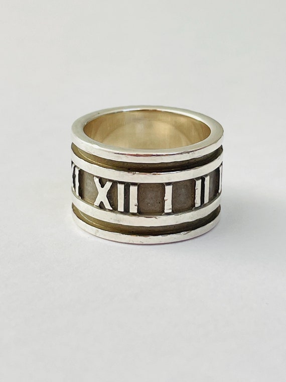 ティファニー　1995 アトラス　ATLAS バングル　ヴィンテージ Vintage Tiffany & Co. Atlas Band Ring 1995 Minimalist Grooved