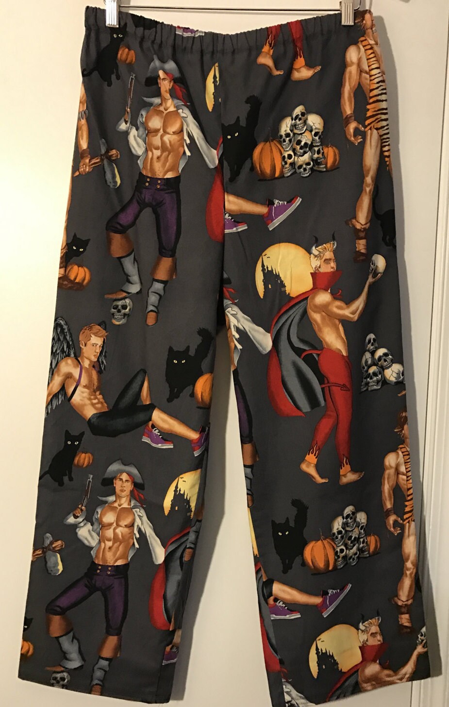 Halloween Hunks Pajama Pants Etsy