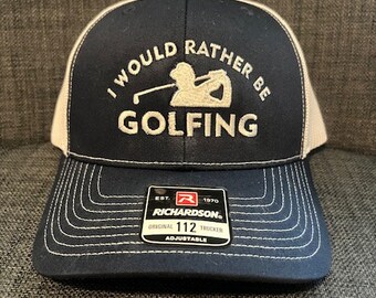 Golf Cap "RATHER BE GOLFING"