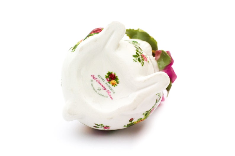 SALE Royal Albert Old Country Roses Bunny Rabbit Sugar and Creamer