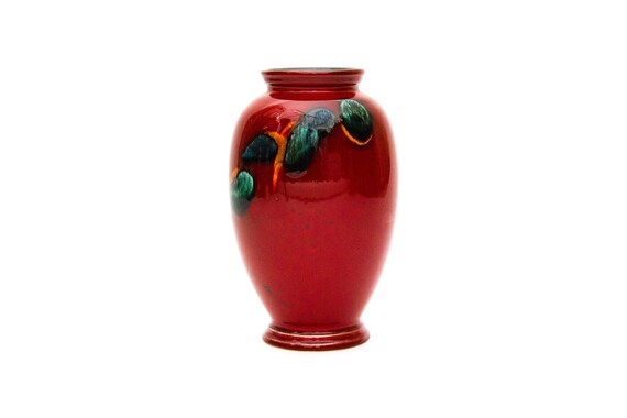 Sale Poole Pottery Vase Volcano Collection Pottery 9 Etsy