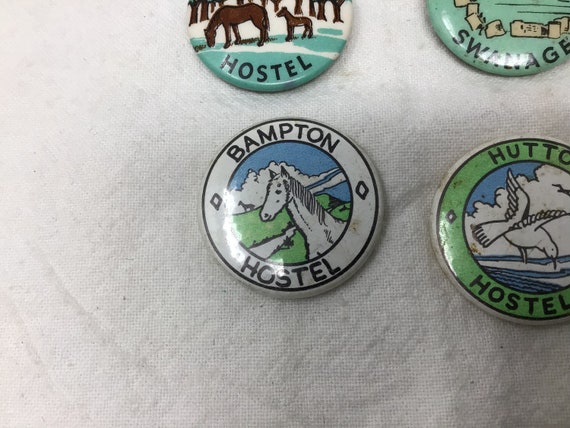Hostel Buttons Set Of Four (G2) - image 3
