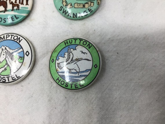 Hostel Buttons Set Of Four (G2) - image 2