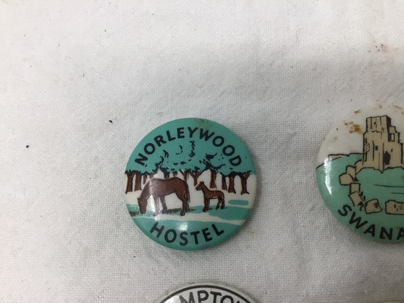 Hostel Buttons Set Of Four (G2) - image 4