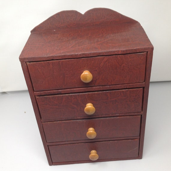 Cigar Box Four Drawer Box Etsy