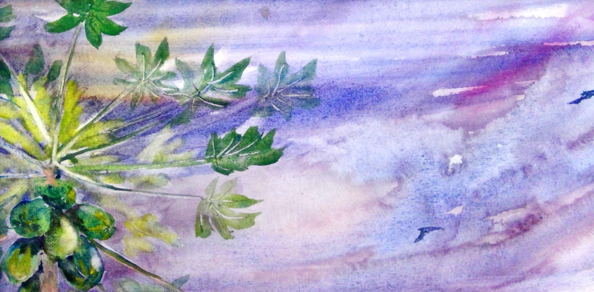 絵画、水彩画、オリジナル、オーストラリアの自然 - Etsy 日本