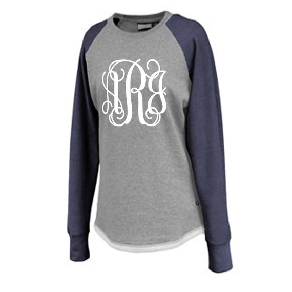 Items similar to Monogrammed sweatshirt, monogrammed tunic, custom ...