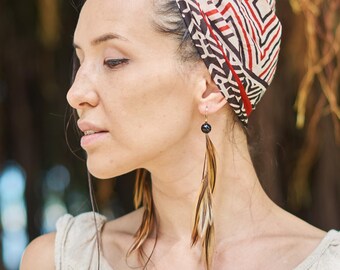 Feathers Earrings "Protection"