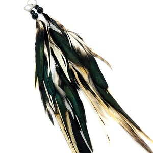Boucles d'oreilles plumes "Sorcellerie"