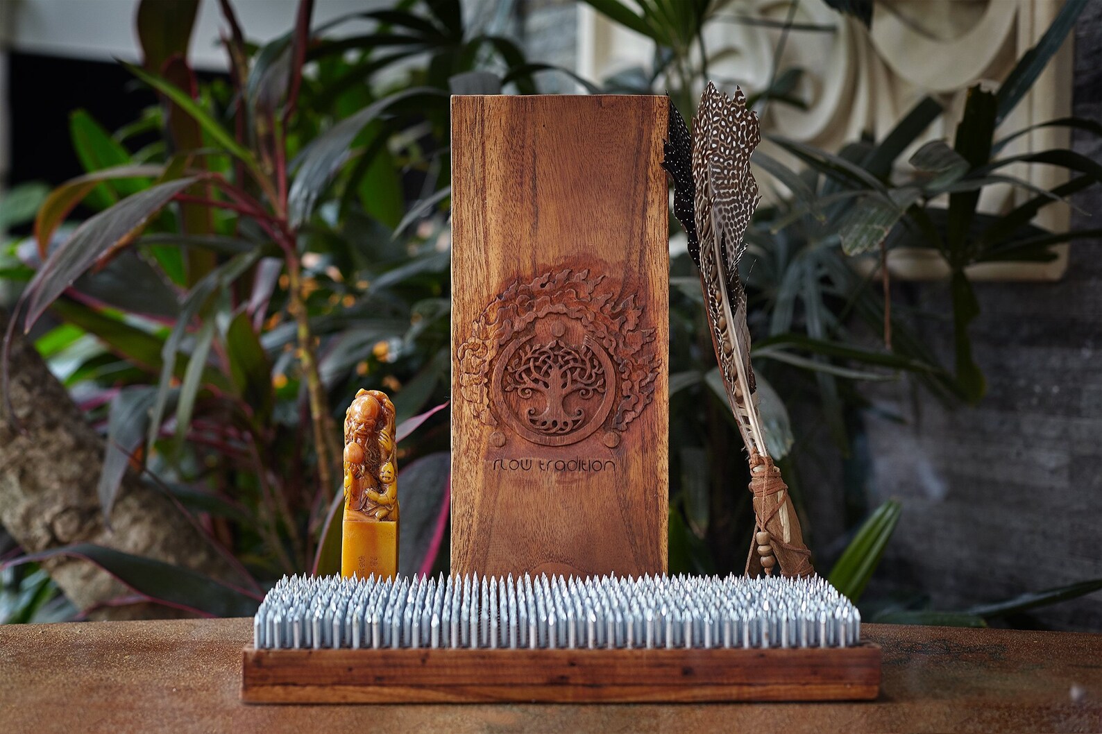 Bed of Nails for foot for Yoga Practice and Meditation Sadhu Etsy