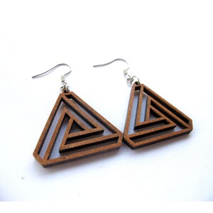 Penrose Triangle Infinity Earrings