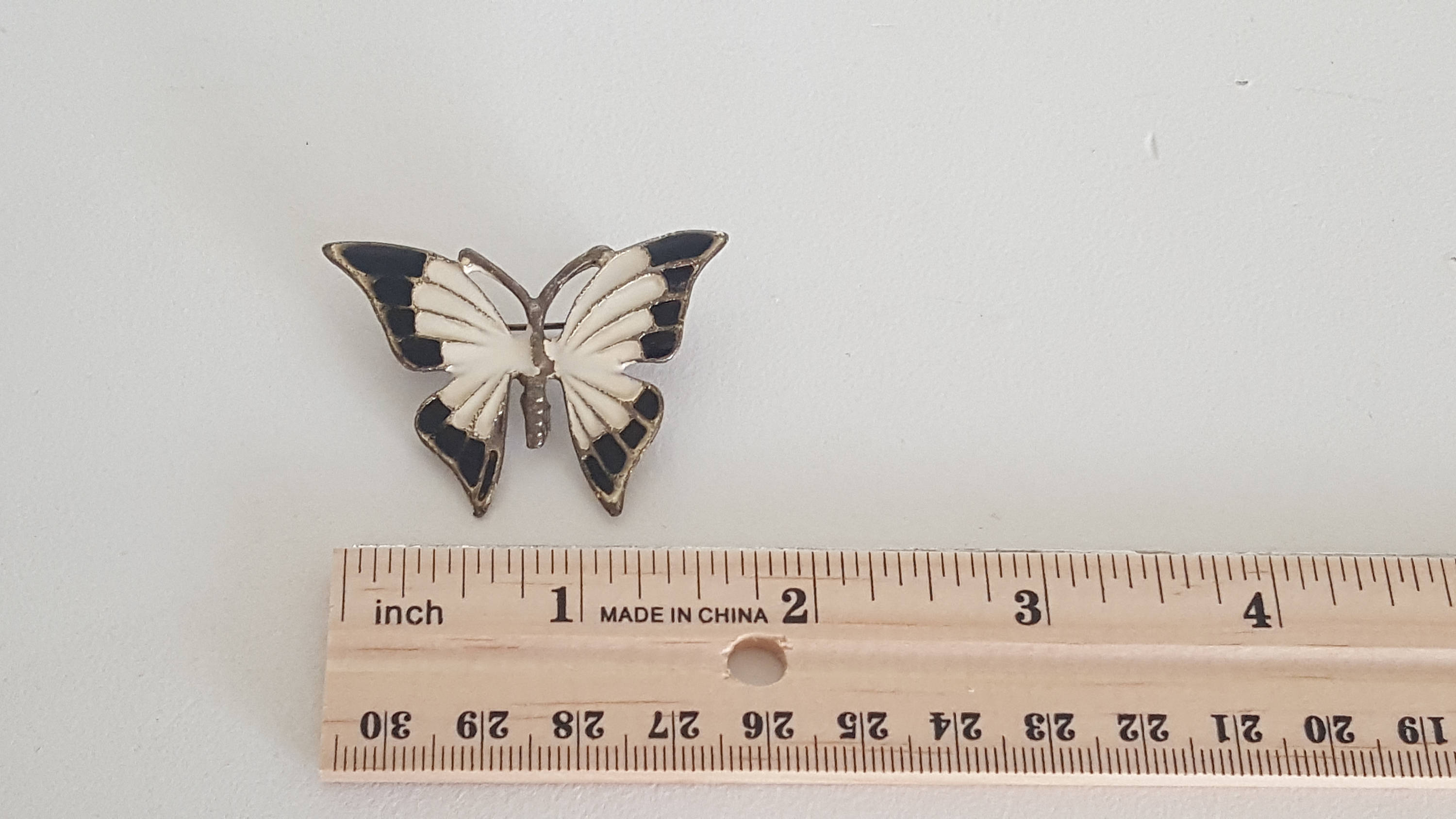 Vintage Enamel Butterfly Brooch Vintage Enamel Jewelry Vintage Gold